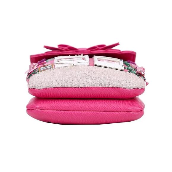 Vendula Ribbons & Bows Haberdashery Crossbody Phone Pouch Pink Ribbon Purse NWOT - Picture 6 of 15